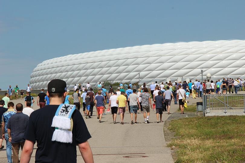 Der Protestmarsch der Fans des TSV 1860 gegen RB Leipzig: Die Bilder.