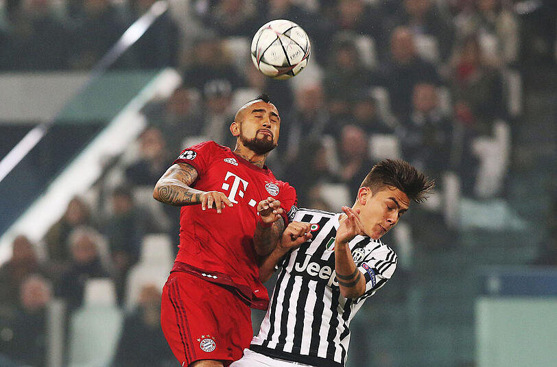 Gegen Ex-Verein Juventus Turin war Bayerns Mittelfeldspieler Arturo Vidal ein wichtiger Faktor.