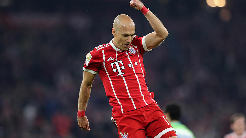 ARJEN ROBBEN Ohne NOTE - Bestritt sein 99. Champions-League-Match (bisher 29 Tore), aber nur als Joker ab der 69 Minute. (Archivbild)