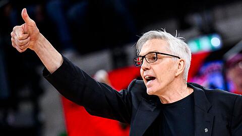 Gordon Herbert konnte sich über einen Sieg seines Teams freuen