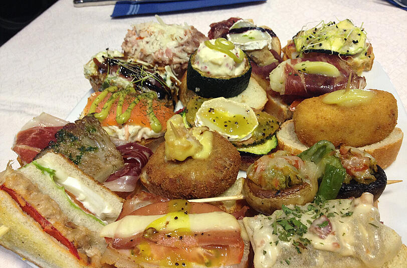 Dem Ideenreichtum ist bei den Tapas keine Grenze gesetzt.