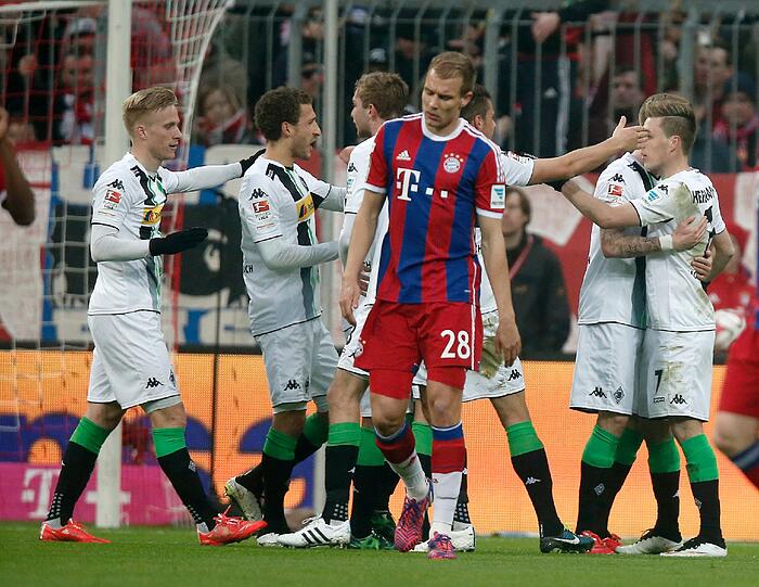 Gegen Borussia Mönchengladbach sehen die Bayern nicht immer gut aus.