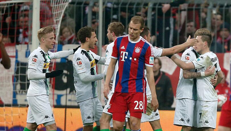Gegen Borussia Mönchengladbach sehen die Bayern nicht immer gut aus. Gegen Borussia Mönchengladbach sehen die Bayern nicht immer gut aus.