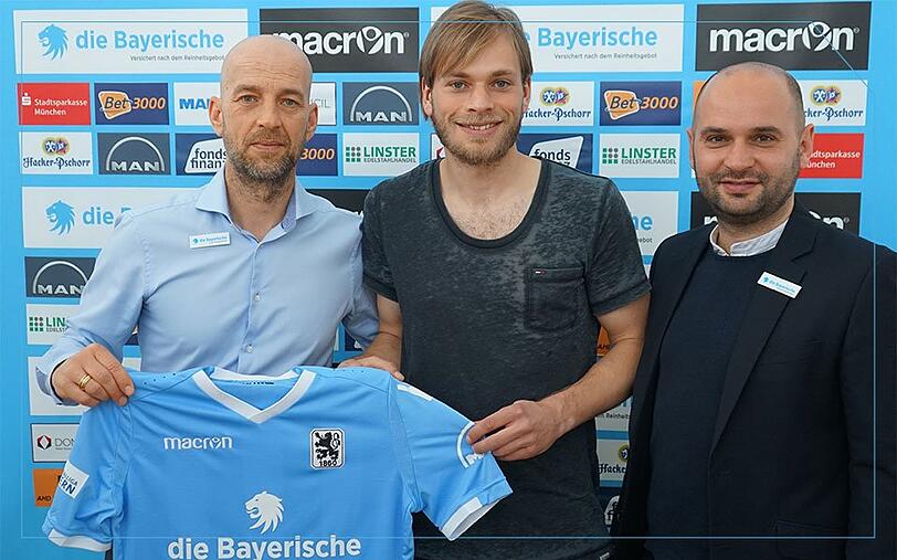 Kristian Böhnlein spielt hauptsächlich im defensiven Mittelfeld.
