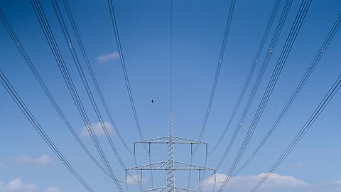Eine Stromtrasse bei Lichtenfels im Jahr 2020. Der nunmehr offiziell in Betrieb genommene neue "Ostbayernring" soll das Stromnetz entlasten und bei der Aufnahme der gestiegenen &Ouml;kostromproduktion helfen. (Symbolbild)