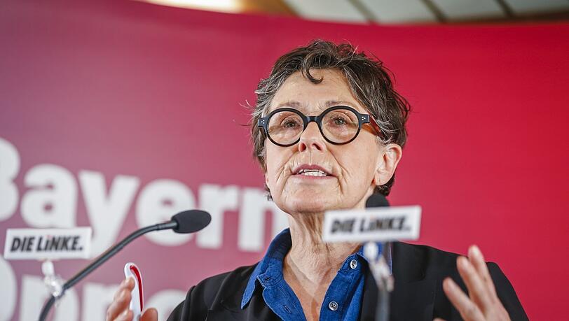 Adelheid Rupp, Landessprecherin der bayerischen Linken. Adelheid Rupp, Landessprecherin der bayerischen Linken.
