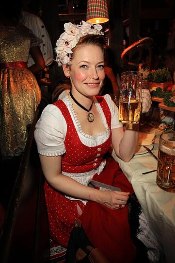 Enie van de Meiklokjes im Käferzelt