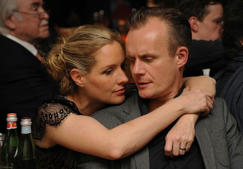 Kabarettist Max Uthoff (Neues aus der Anstalt) mit seiner Frau Tina.
