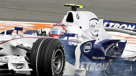Ausgebremst: Robert Kubica im BMW beim Grand Prix von Bahrein
