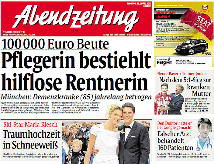 Jahres-Rückblick: Rückblick: Das Jahr 2011 in AZ-Schlagzeilen - München - Abendzeitung München