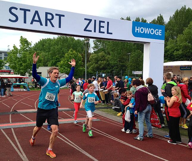 Ist endlich im Ziel: Achim Achilles.