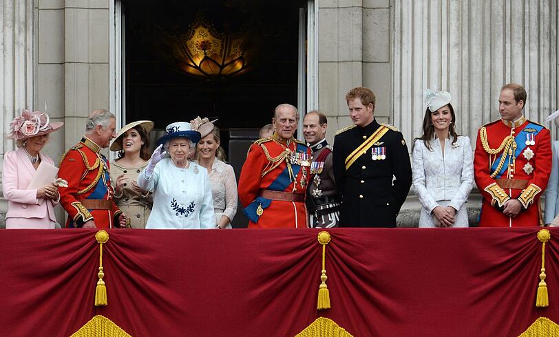 Die britische Königsfamilie.