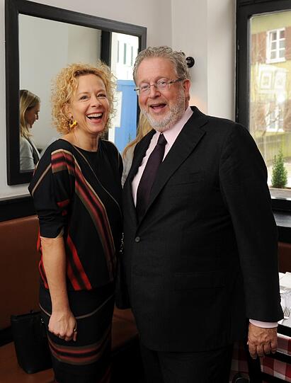 Der Produzent Martin Moszkowicz und die Schauspielerin Katja Riemann