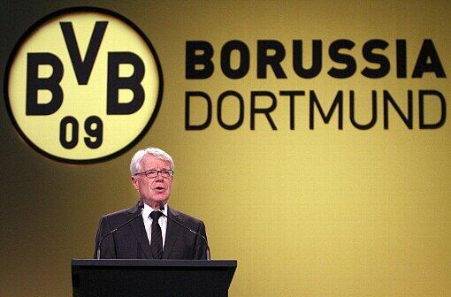 Sagt "sorry" zu den Schalker Fans: Reinhard Rauball, Präsident von Borussia Dortmund