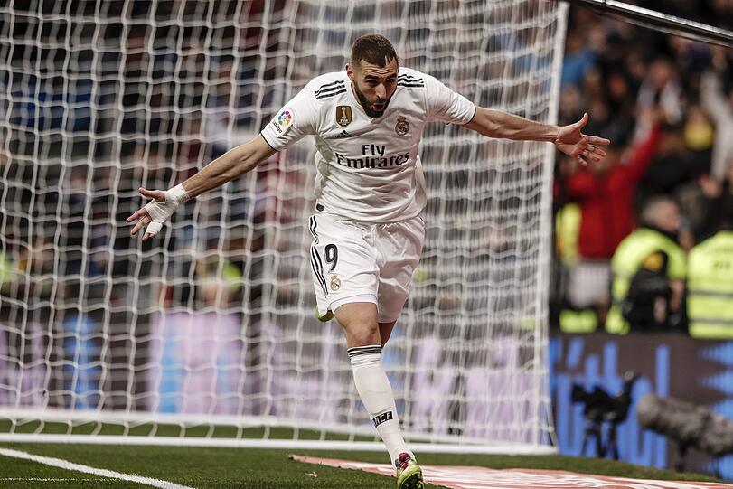 Platz 10 Karim Benzema (Real Madrid): 35 Tore in 50 Spielen