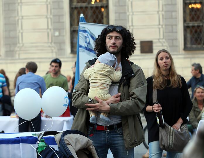 Impressionen vom Münchner Israel-Tag.