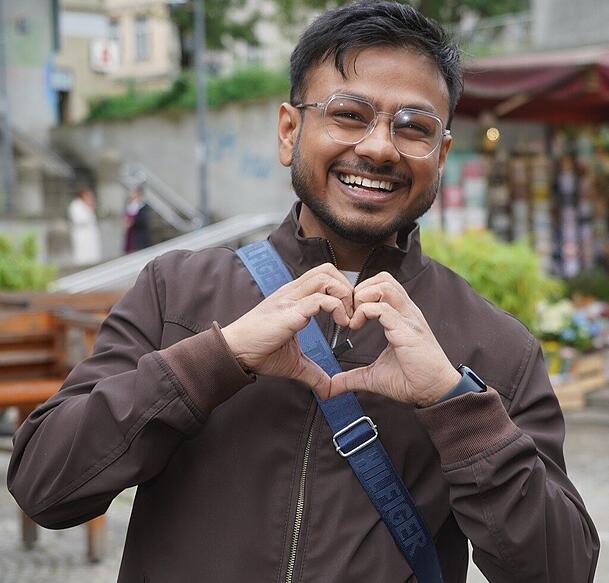 Software Ingenieur Pratyush (27) aus Indien
