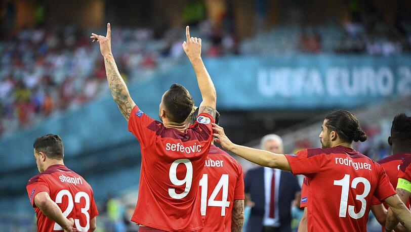 Haris Seferovic brachte die Schweiz schon früh in Führung.