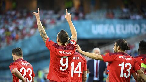 Haris Seferovic brachte die Schweiz schon früh in Führung.
