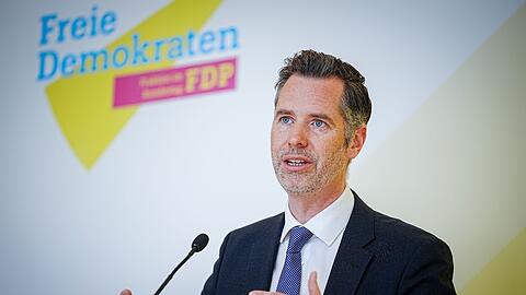"Wie lange das dauern wird, ist zweitrangig, wenn das Ergebnis stimmt": FDP-Fraktionschef Christian Dürr.