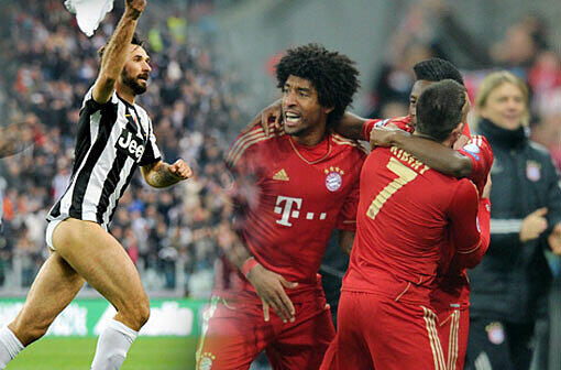 Was ist denn hier los? Juve-Star Mirko Vucinic feiert seine Tore gerne und zieht dabei die Hose aus. Beim Champions-League-Spiel gegen die Bayern will er dem Rekordmeister kein schönes Klima bereiten...