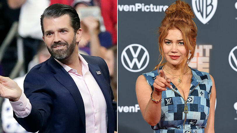 Donald Trump Jr. hat den Busen-Prank von TV-Star Palina Rojinski geklaut und für eigene Zwecke eingesetzt.