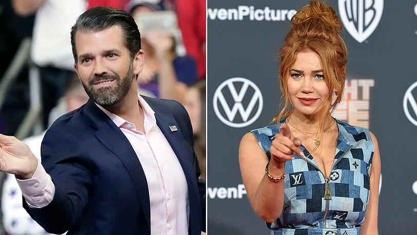 Donald Trump Jr. hat den Busen-Prank von TV-Star Palina Rojinski geklaut und für eigene Zwecke eingesetzt. Donald Trump Jr. hat den Busen-Prank von TV-Star Palina Rojinski geklaut und für eigene Zwecke eingesetzt.