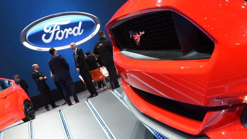 Ein Ford Mustang auf der Automesse in Genf: Ein Ford Mustang auf der Automesse in Genf: