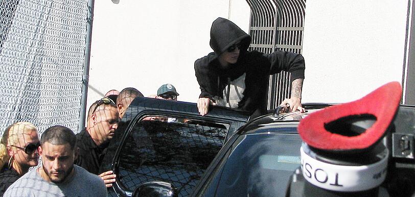 Alkohol und Drogen am Steuer: Justin Bieber wurde wegen in Miami festgenommen und ist auf Kaution frei.