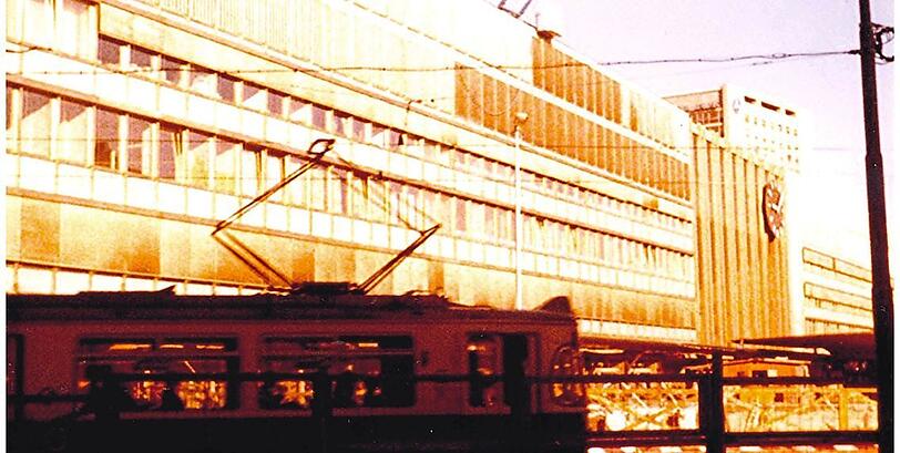 Etwa 1965: "Das muss während der U-Bahn-Bauarbeiten gewesen sein. Man erkennt die verschmutzten Jalousetten ganz unten", sagt Laschinger.