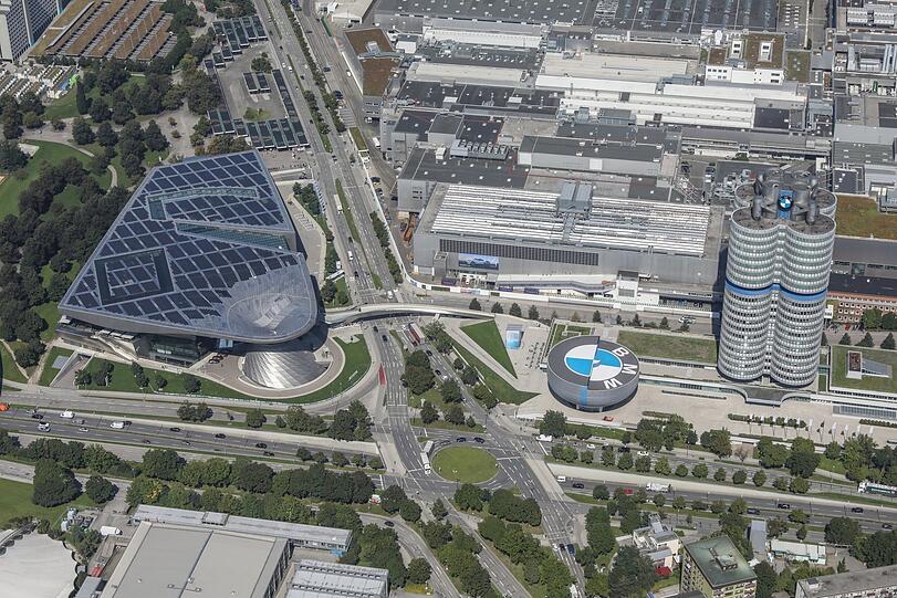 Die BMW-Welt erkennt man sofort.