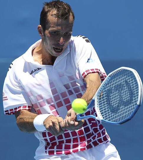 Matchgegner Radek Stepanek aus Tschechien ebenfalls nicht.