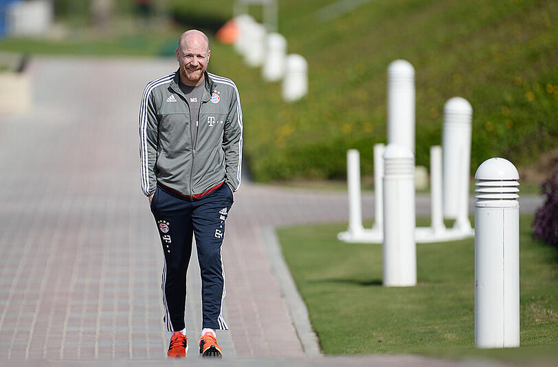 Sportvorstand Matthias Sammer im Trainingscamp in Doha