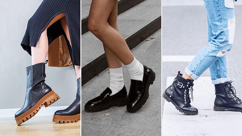 Drei angesagte Schuhmodelle, mit denen wir bequem durch den Herbst kommen.