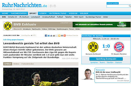FC Bayern: Dortmund gegen Bayern: Die Pressestimmen - FC Bayern - Abendzeitung München