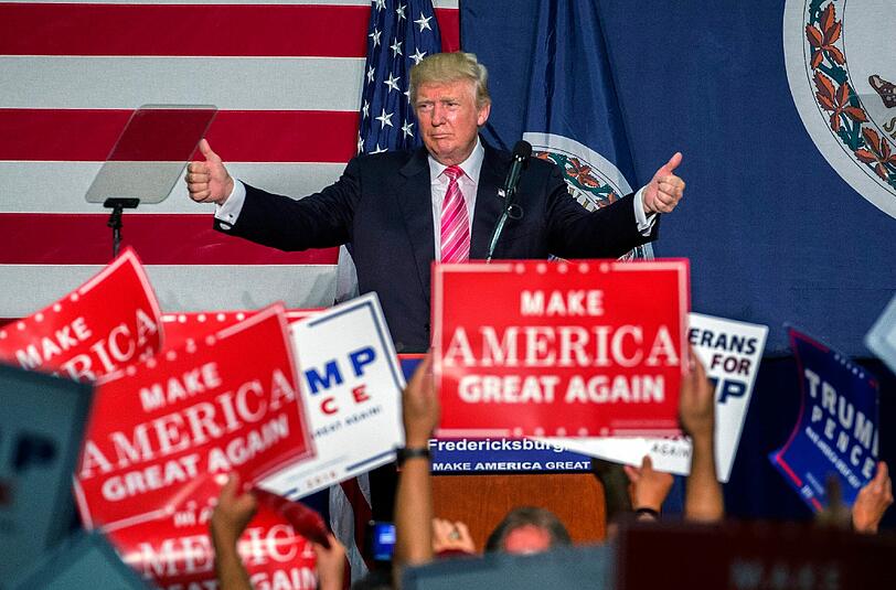Überraschend reist Donald Trump ins Nachbarland Mexiko. Foto: Shawn Thew