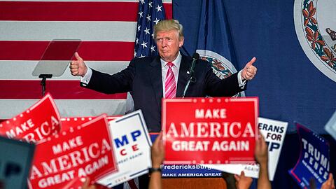 Überraschend reist Donald Trump ins Nachbarland Mexiko. Foto: Shawn Thew