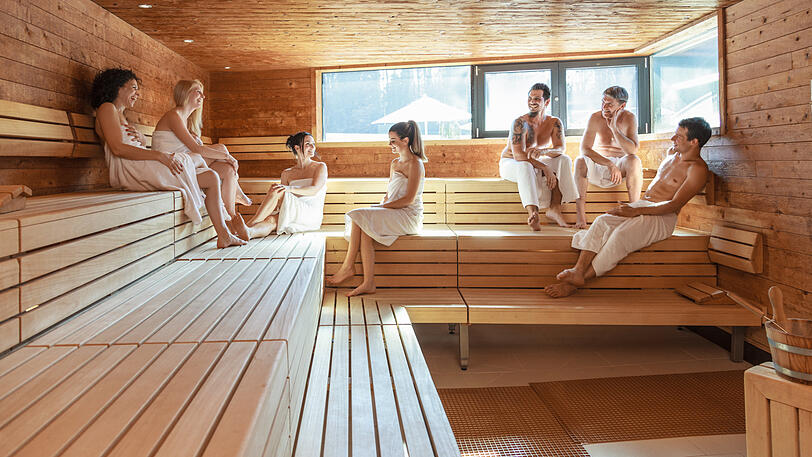 Vielfältige Sauna- und Wellnesslandschaft der KärntenTherme.