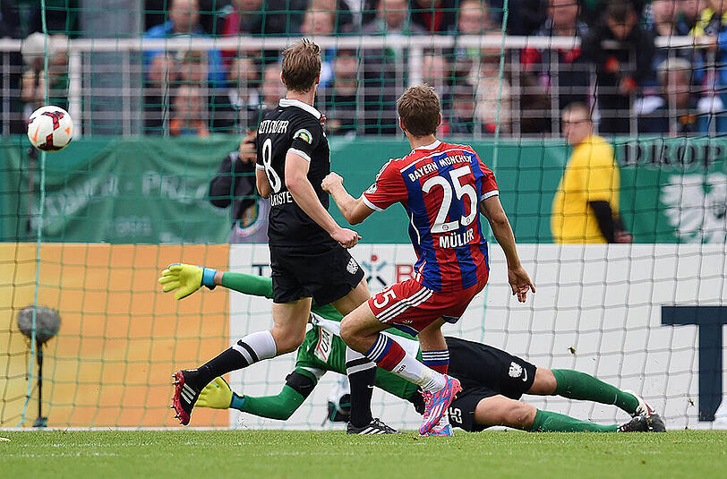 Die Bilder zum Spiel des FC Bayern in der 1. Runde des DFB-Pokals bei Preußen Münster