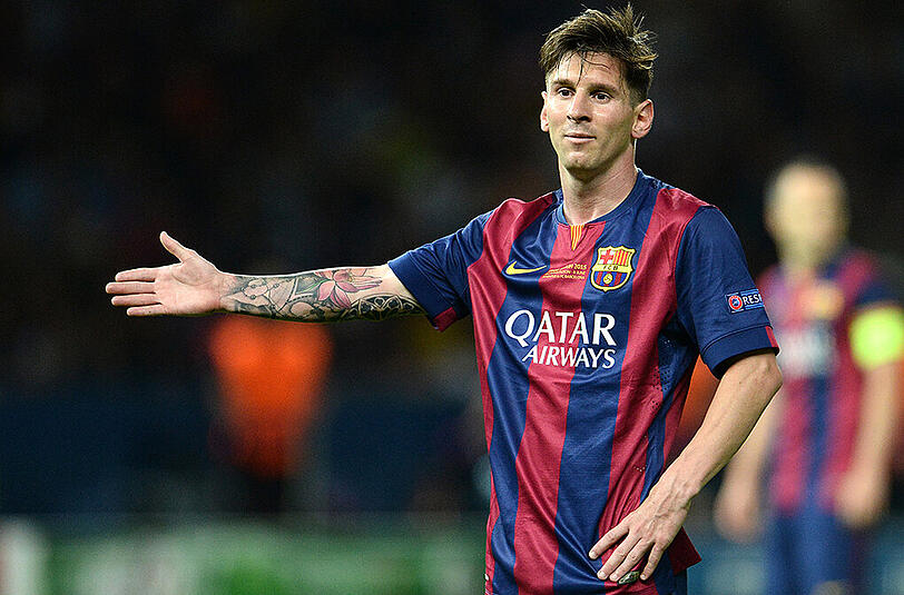 Entging nach seinem Ausraster nur knapp einem Platzverweis: Lionel Messi.