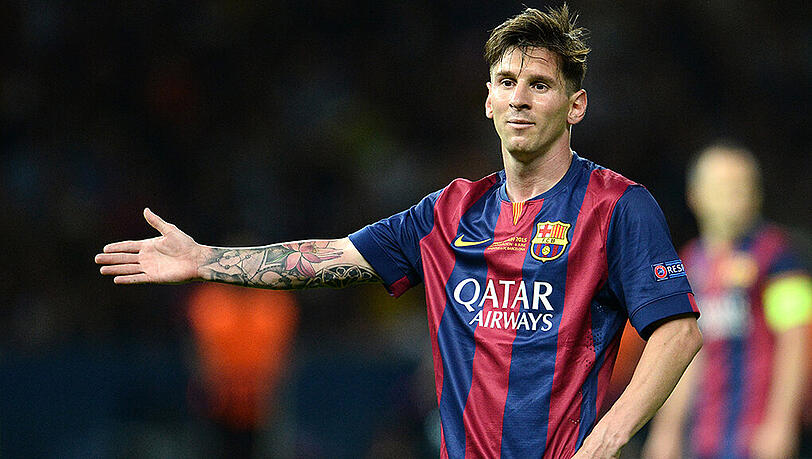 Entging nach seinem Ausraster nur knapp einem Platzverweis: Lionel Messi. Entging nach seinem Ausraster nur knapp einem Platzverweis: Lionel Messi.