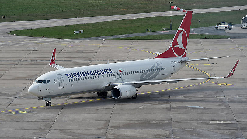 Eine Maschine der türkischen Fluggesellschaft Turkish Airlines (Symbolbild)