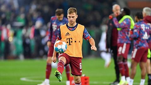 Münchens Joshua Kimmich vor dem Spiel.