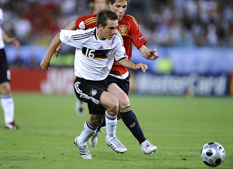 2008: Niederlage im EM-Finale gegen Spanien.