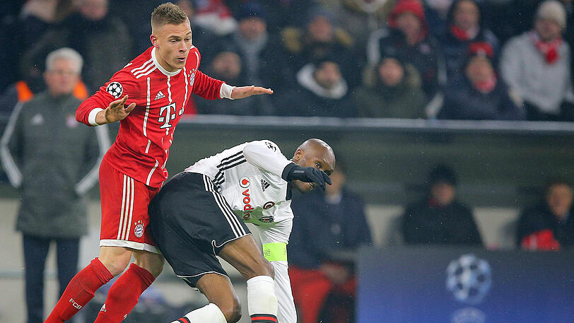 Joshua Kimmich: Note 2. Riesenchance, als er freistehend im Besiktas-Strafraum vergab (9.). Mit kleinen Schwierigkeiten gegen Babel. Legte Müllers 3:0 mit einer perfekten Flanke vor.
