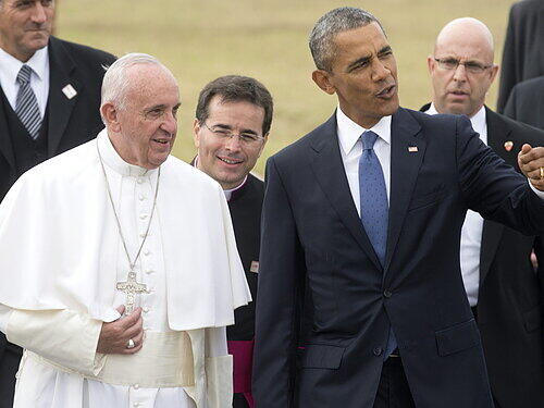 Zum ersten Mal besucht Papst Franziskus die USA und wird auch die erste Heiligsprechung auf amerikanischem Boden durchführen.