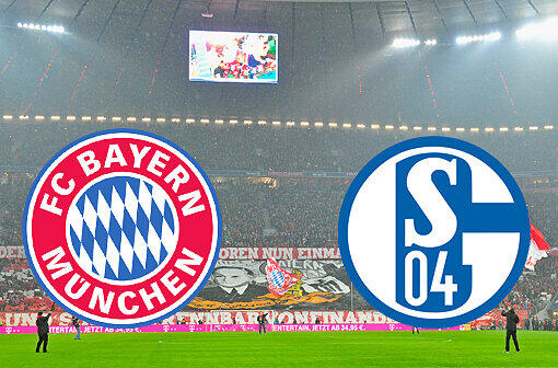 Der FC Bayern München empfängt den FC Schalke 04.