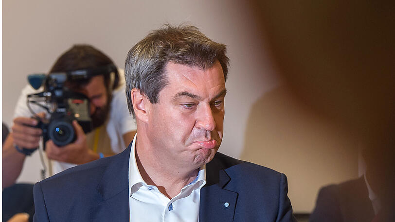 Markus Söder am Freitag als Zeuge vor dem GBW-Untersuchungsausschuss.