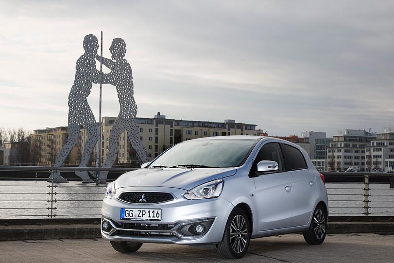 Neuer Glanz: Mitsubishi hat den kleinen Space Star fürs Modelljahr 2016 deutlich überarbeitet.