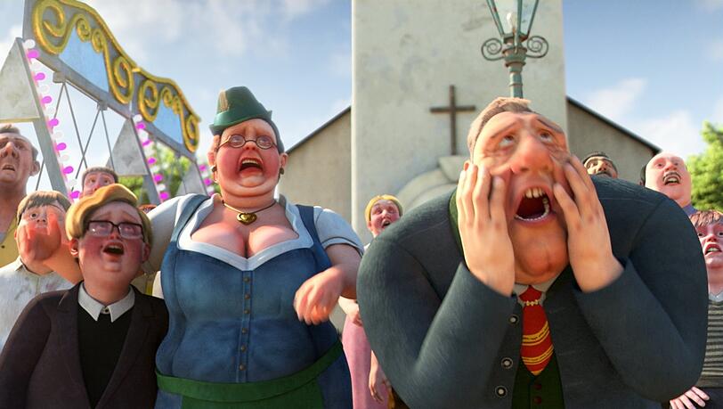 In den Animationen, die auf den Erinnerungen und Karikaturen von Manfred Deix beruhen, wird es auch mal lustig derb.